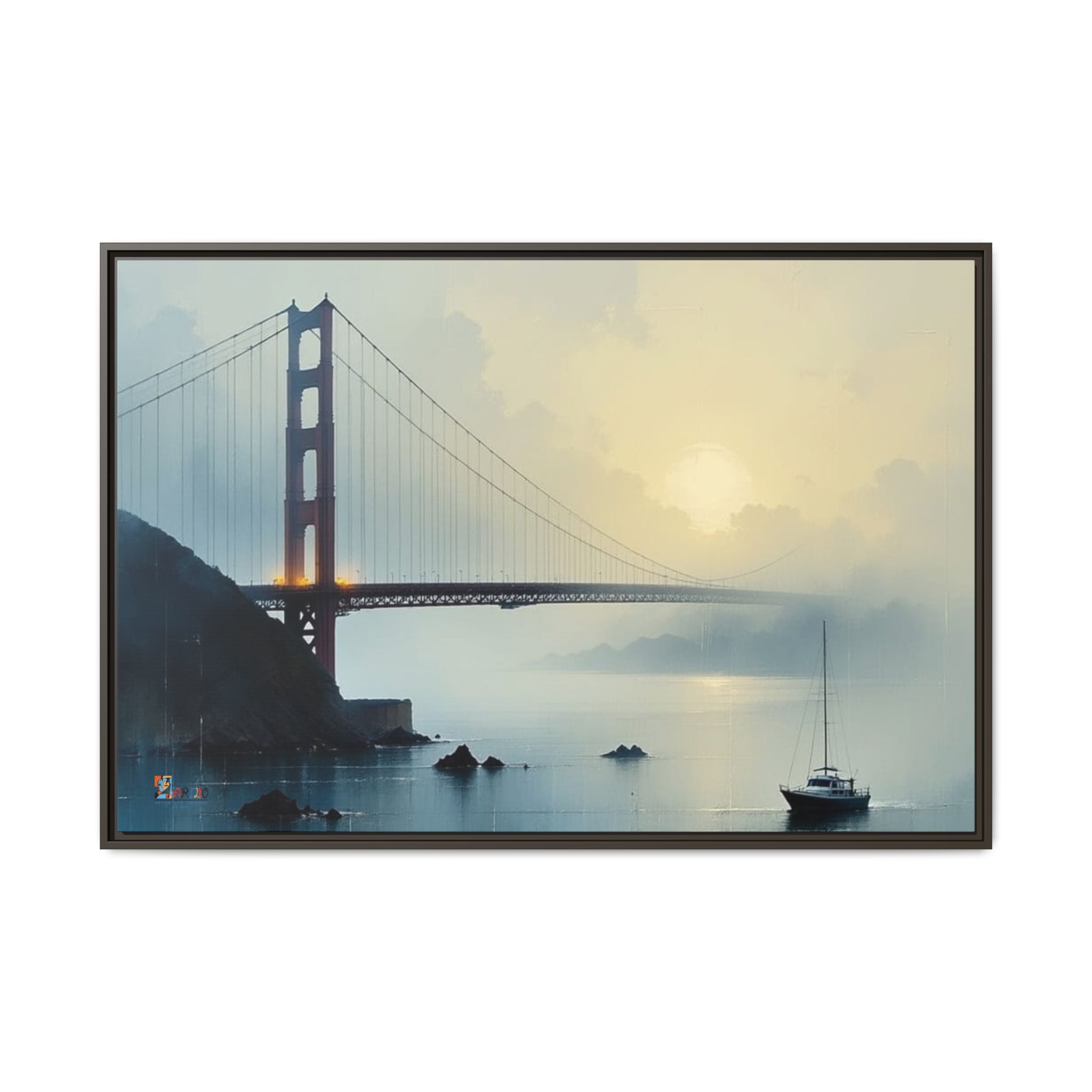 Art Print-Artwork: Bridge of Dreams, Blurry Style