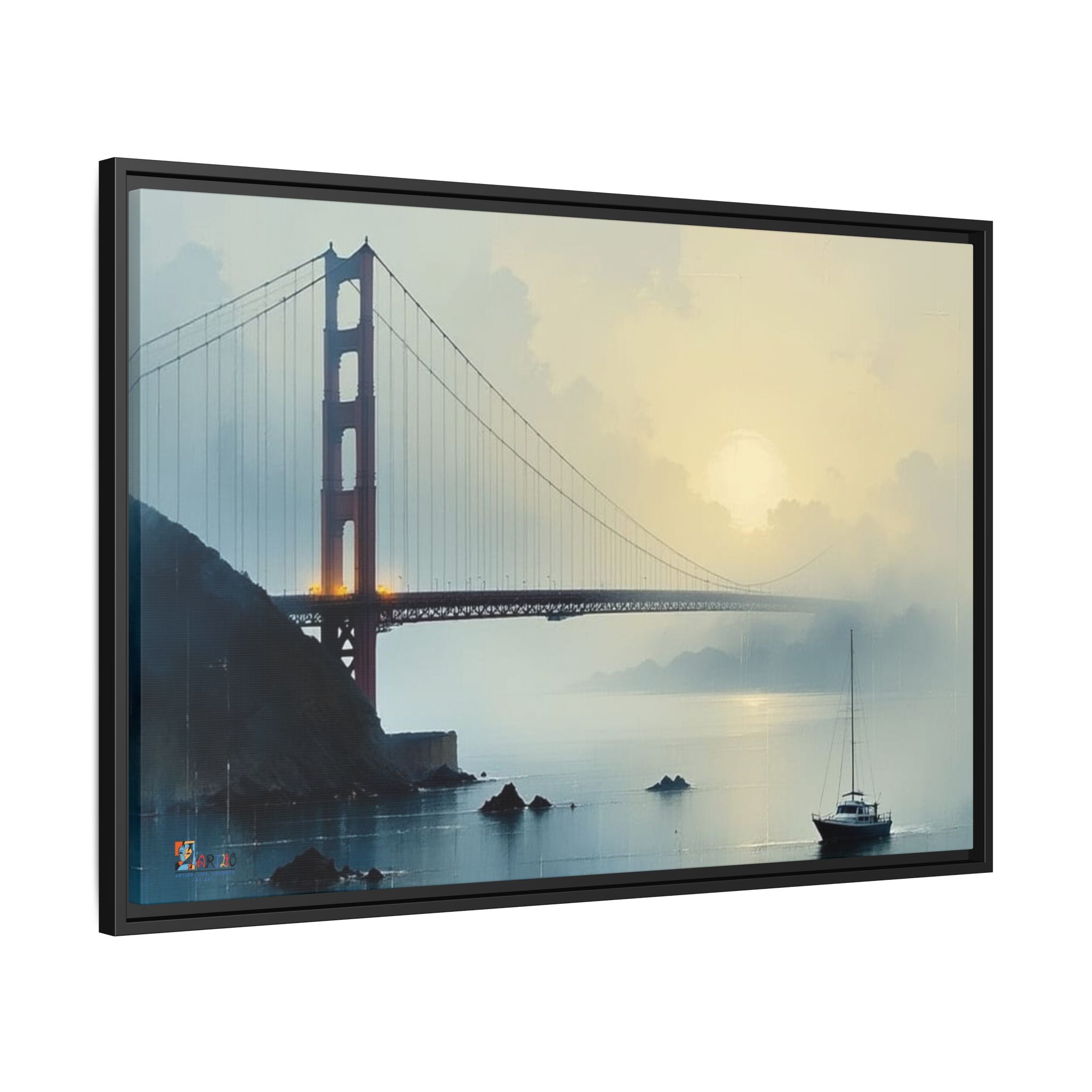 Art Print-Artwork: Bridge of Dreams, Blurry Style