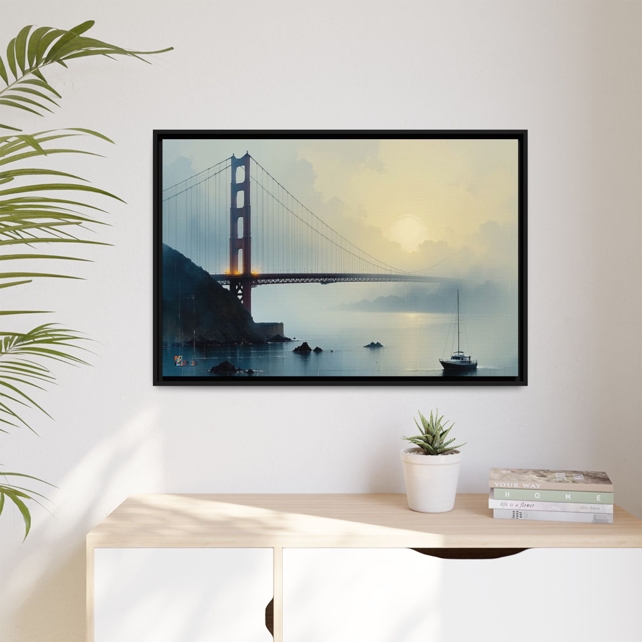 Art Print-Artwork: Bridge of Dreams, Blurry Style
