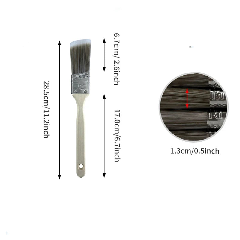 5pc Precision & Coating Brush Set