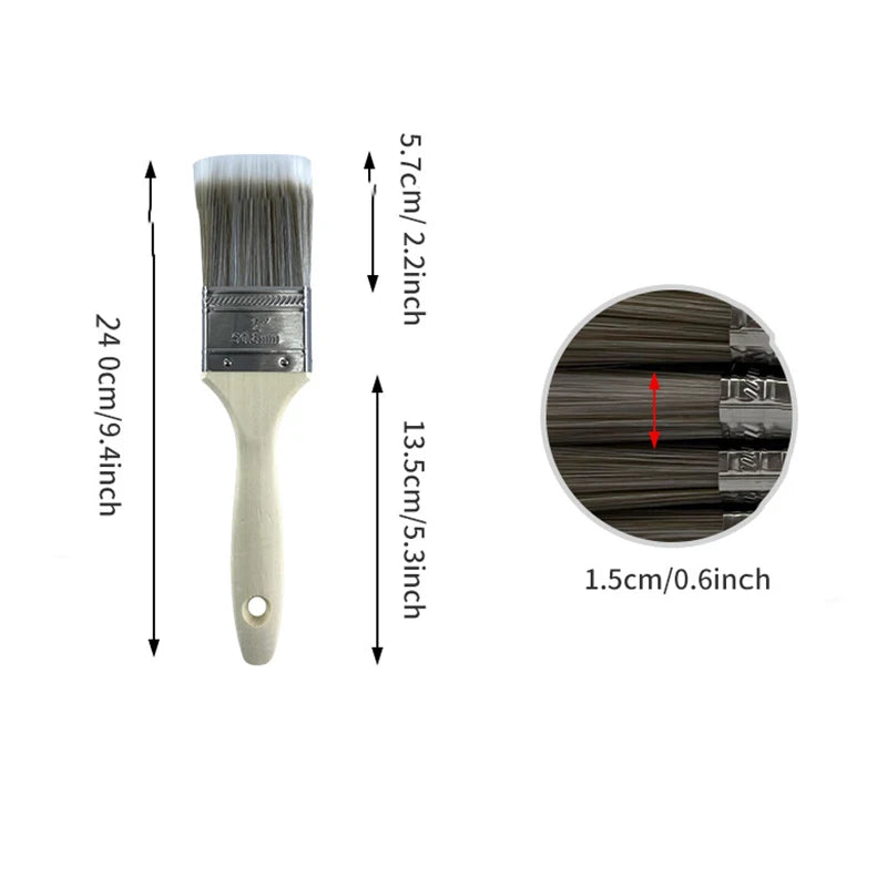 5pc Precision & Coating Brush Set