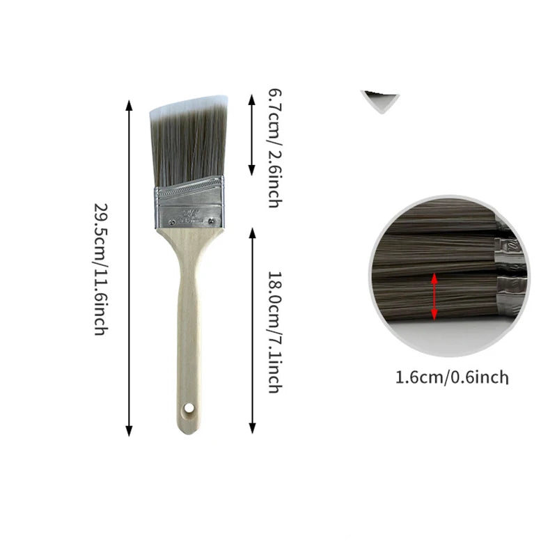 5pc Precision & Coating Brush Set